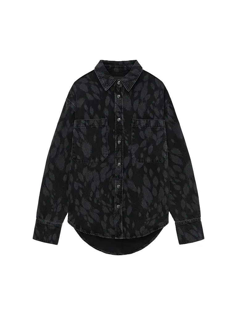 Anine Bing Women's Samy Denim Shirt