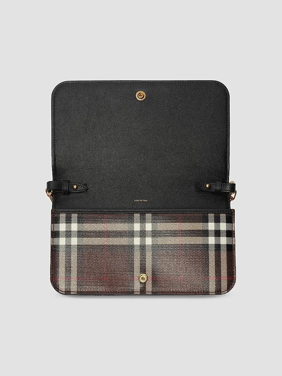 Burberry Women's Check Chain Strap Wallet | Thumbnail 5 Burberry Women's Check Chain Strap Wallet | Thumbnail 5