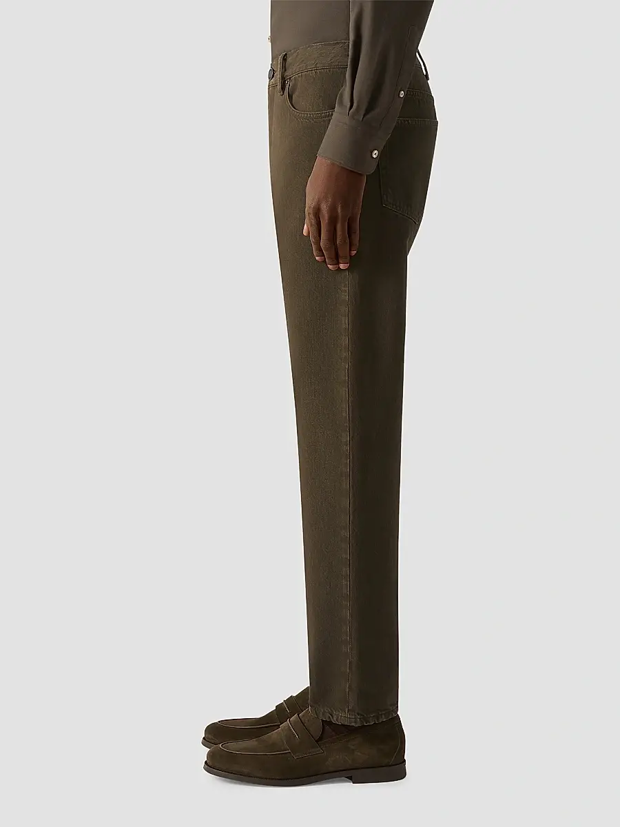 Zegna Men's Cotton Roccia Jeans | Thumbnail 4 Zegna Men's Cotton Roccia Jeans | Thumbnail 4