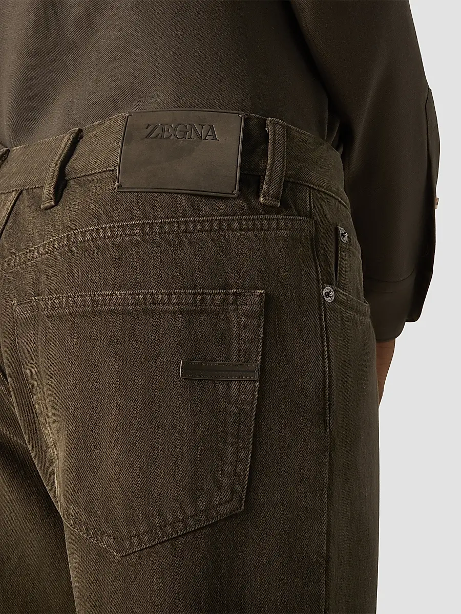 Zegna Men's Cotton Roccia Jeans | Thumbnail 6 Zegna Men's Cotton Roccia Jeans | Thumbnail 6