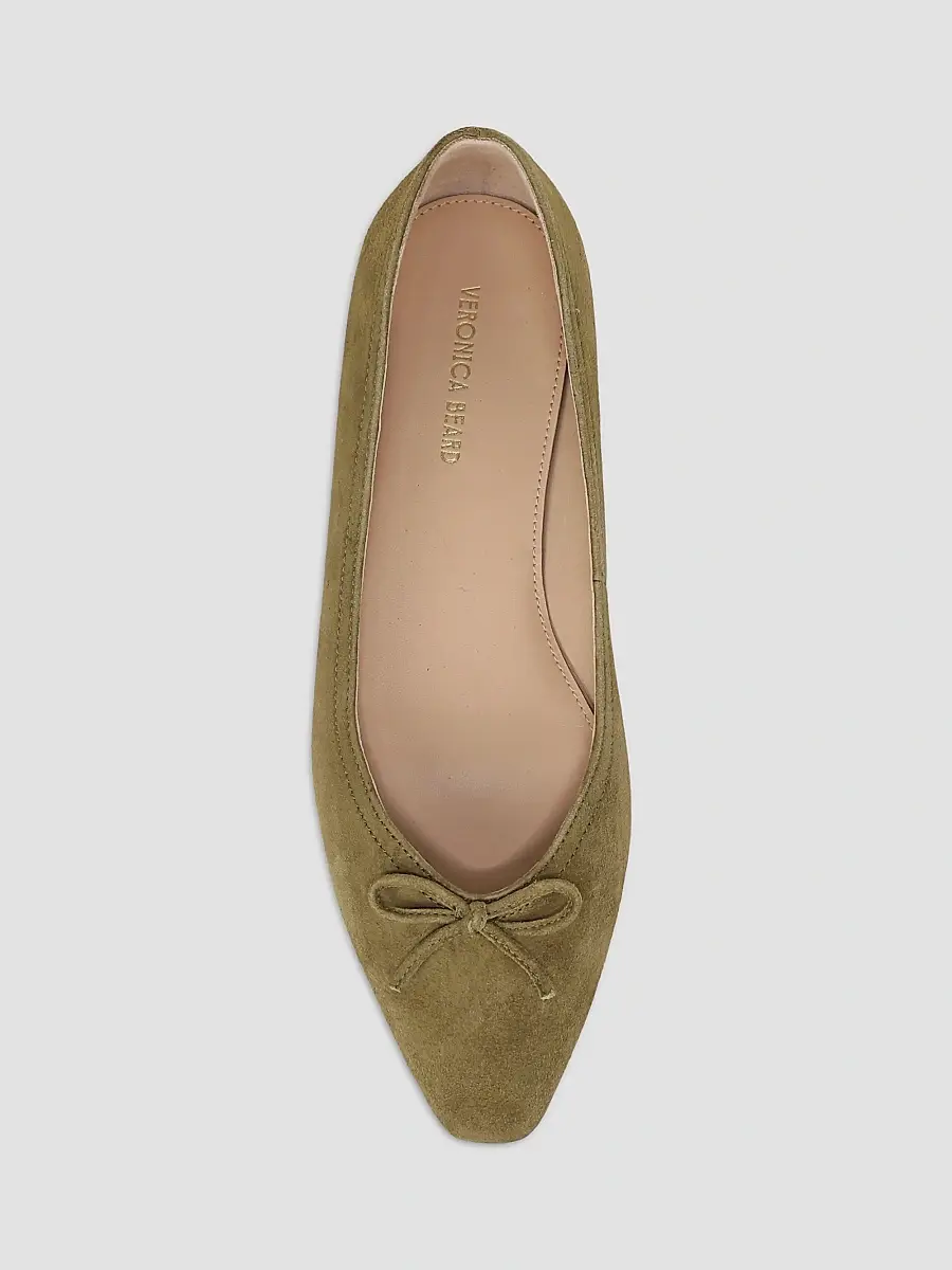 Veronica Beard Women's Cailey Suede Ballerina Flats | Thumbnail 4 Veronica Beard Women's Cailey Suede Ballerina Flats | Thumbnail 4