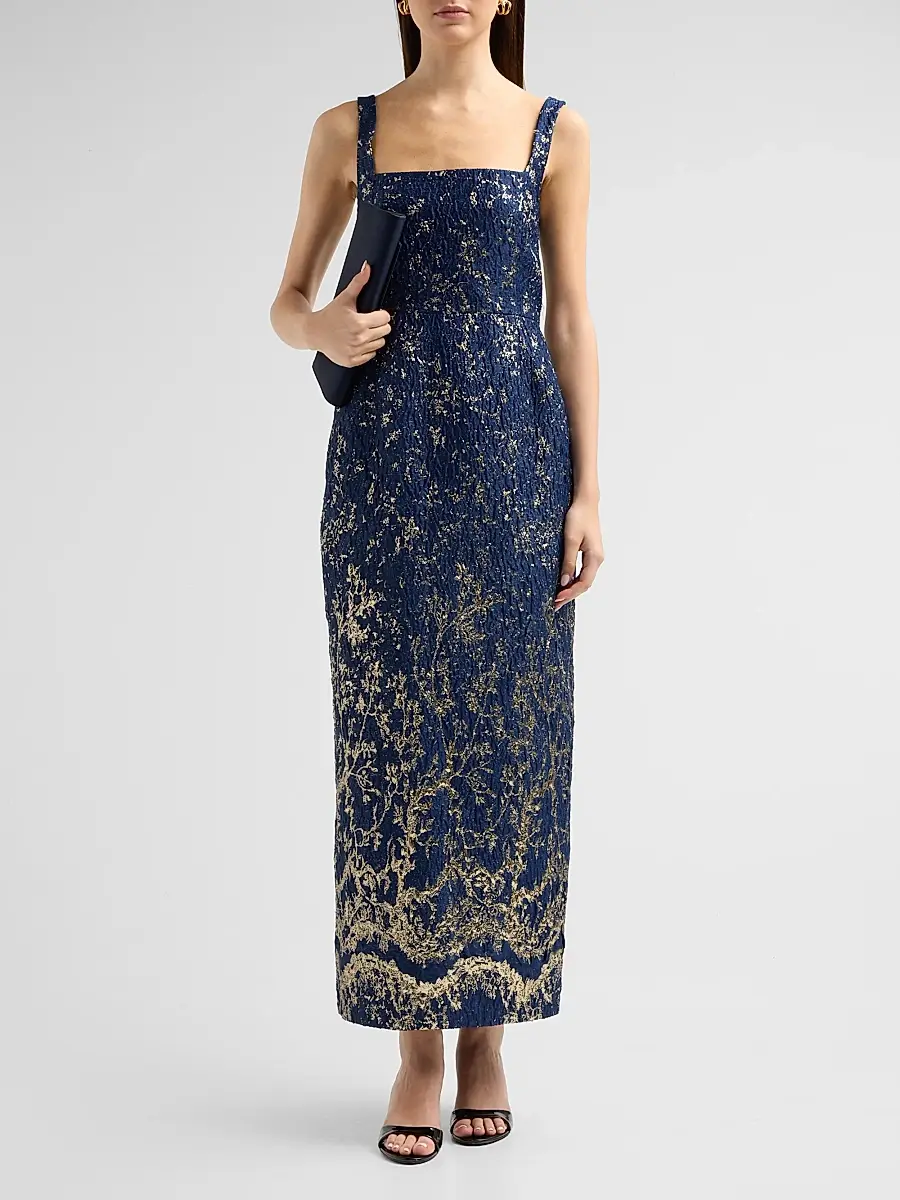 Simkhai Women's Virette Column Maxi Dress | Thumbnail 2 Simkhai Women's Virette Column Maxi Dress | Thumbnail 2