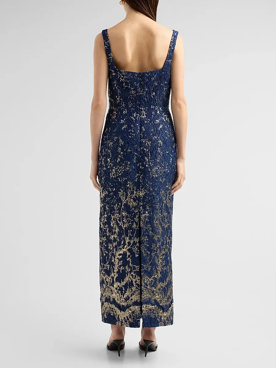 Simkhai Women's Virette Column Maxi Dress | Thumbnail 3 Simkhai Women's Virette Column Maxi Dress | Thumbnail 3