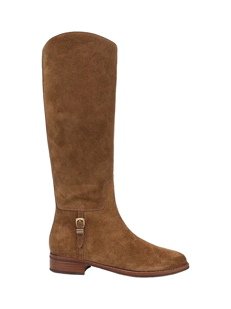 Veronica Beard Women's Arabelle 30MM Suede Riding Boots