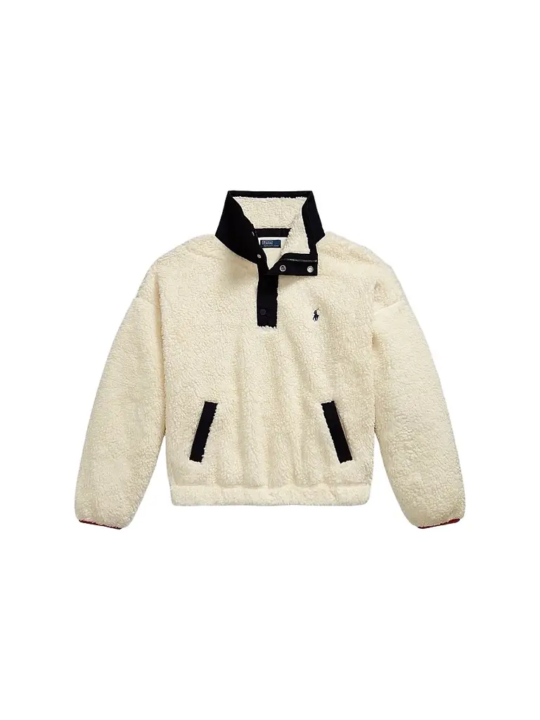 Polo Ralph Lauren Women's Faux Sherpa Bomber Sweatshirt
