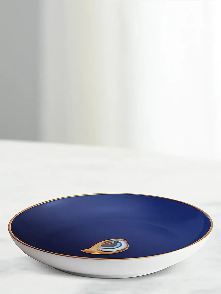 L'Objet Lito Porcelain & 24K-Gold Catchall Tray | Thumbnail 2 L'Objet Lito Porcelain & 24K-Gold Catchall Tray | Thumbnail 2