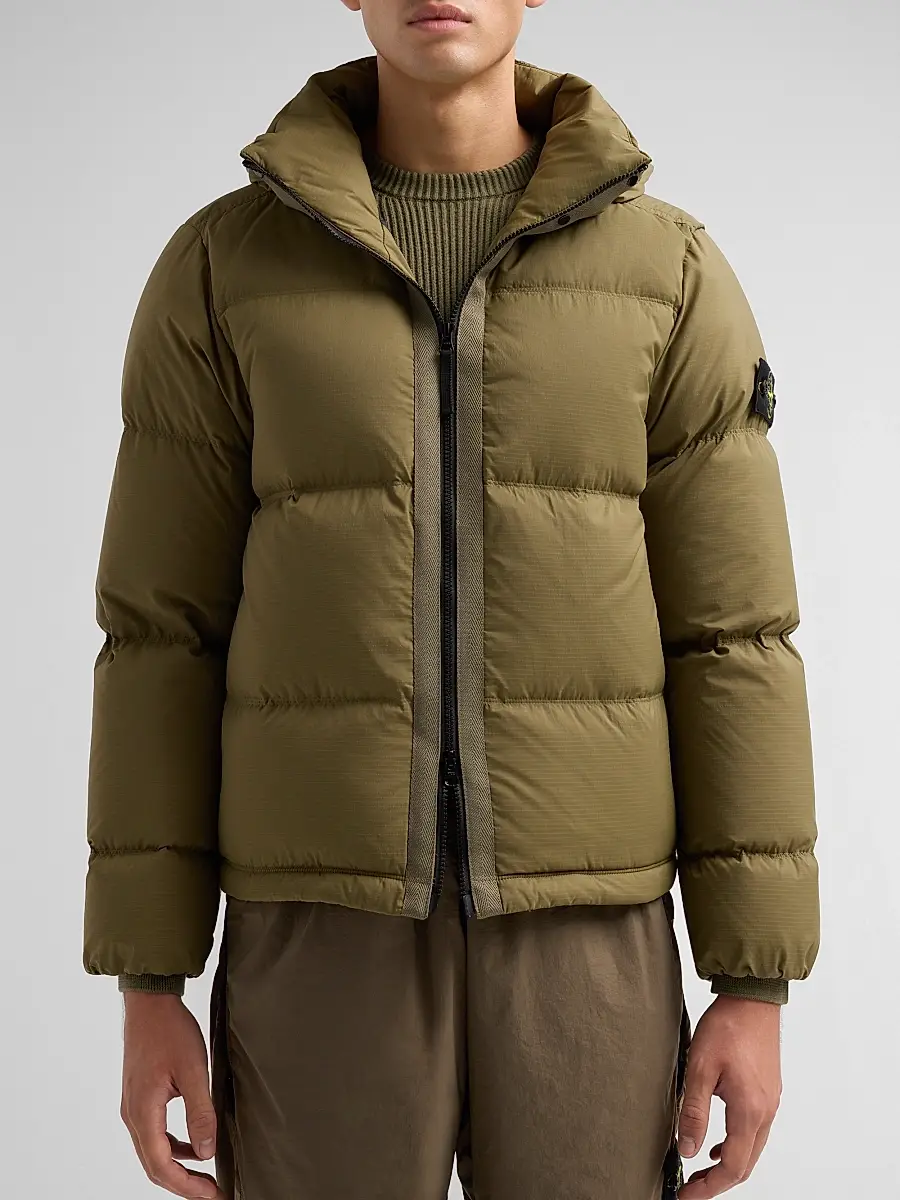 Stone Island Men's Capospalla Nylon Down Jacket | Thumbnail 5