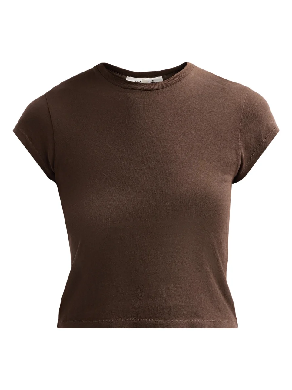 SLVRLAKE Women's Cap Sleeve Cotton T-Shirt