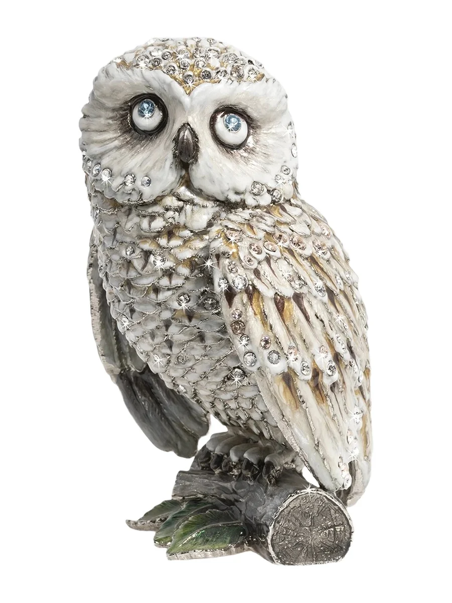 Jay Strongwater Hildy Owl Figurine