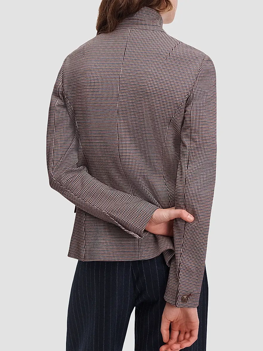 rag & bone Women's Slade Ponte Jacquard Blazer | Thumbnail 3 rag & bone Women's Slade Ponte Jacquard Blazer | Thumbnail 3
