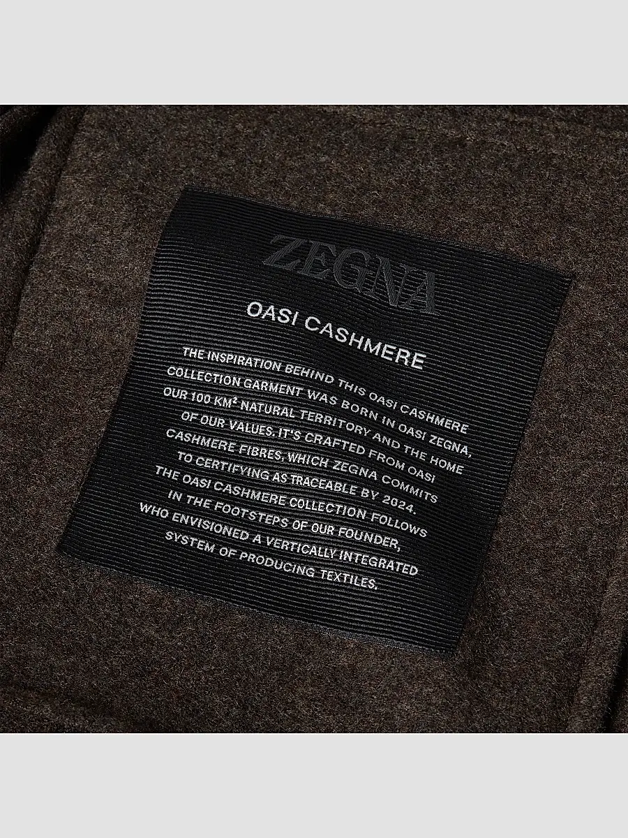 Zegna Men's Oasi Cashmere Overshirt | Thumbnail 5 Zegna Men's Oasi Cashmere Overshirt | Thumbnail 5