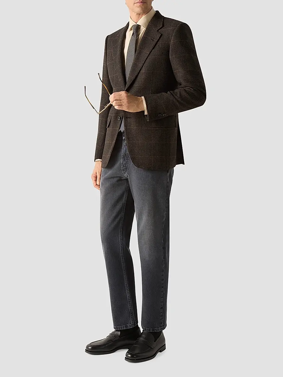 Zegna Men's Cashco Shirt | Thumbnail 2 Zegna Men's Cashco Shirt | Thumbnail 2