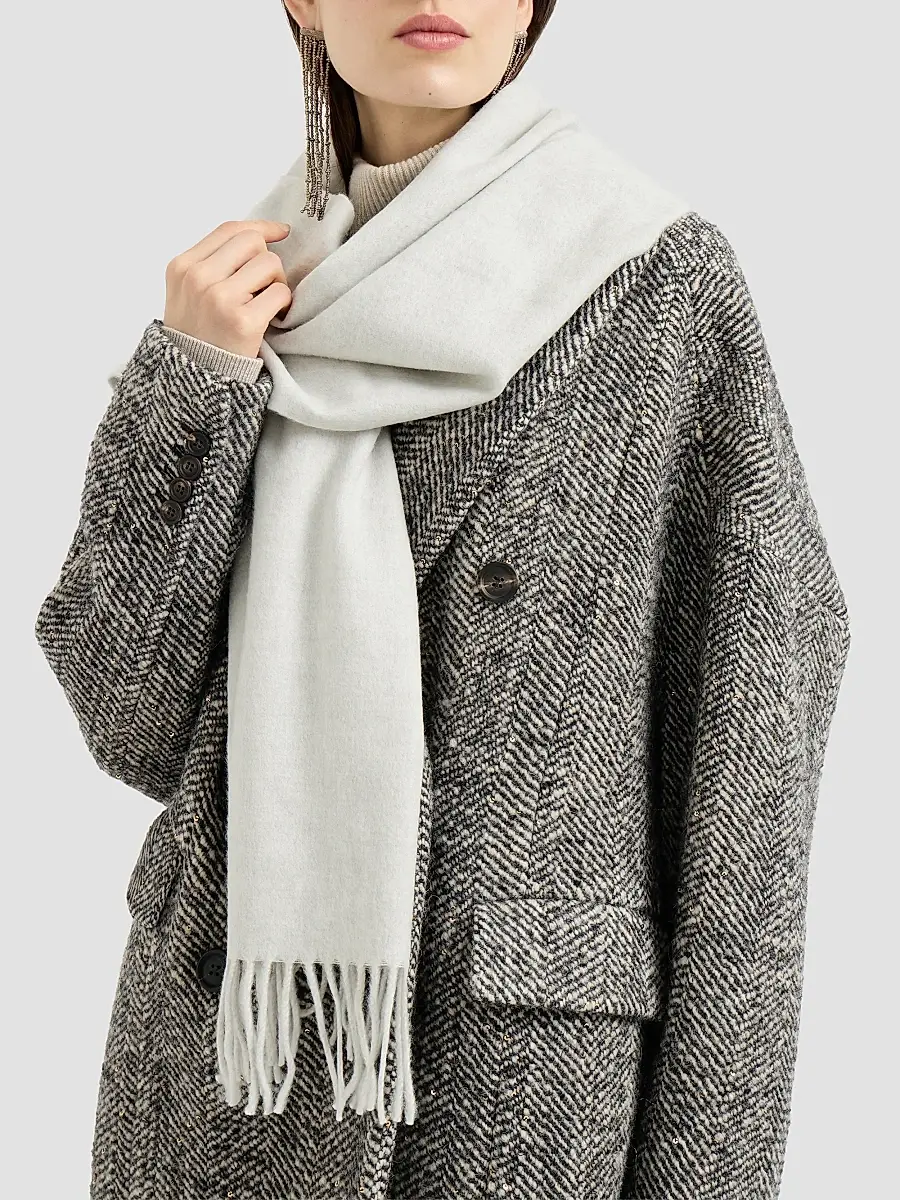Brunello Cucinelli Women's Cashmere Scarf | Thumbnail 2 Brunello Cucinelli Women's Cashmere Scarf | Thumbnail 2