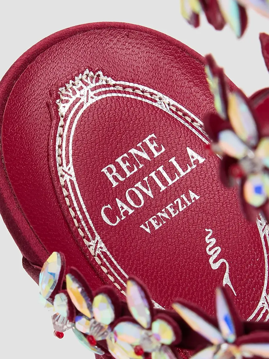 René Caovilla Women's Eva 105MM Crystal-Embellished Heeled Sandals | Thumbnail 5 René Caovilla Women's Eva 105MM Crystal-Embellished Heeled Sandals | Thumbnail 5