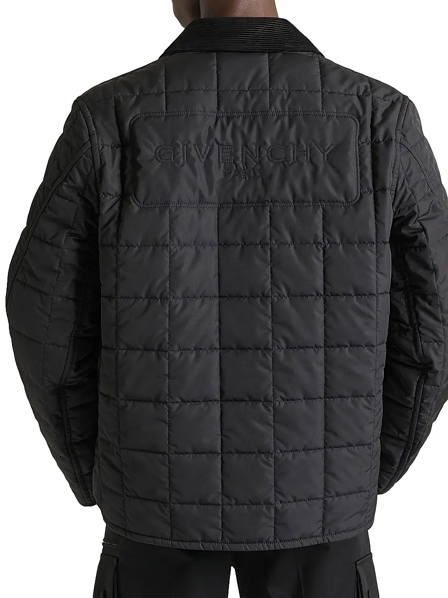 Givenchy Men's Couture Seam Quilted Blouson Jacket | Thumbnail 5 Givenchy Men's Couture Seam Quilted Blouson Jacket | Thumbnail 5