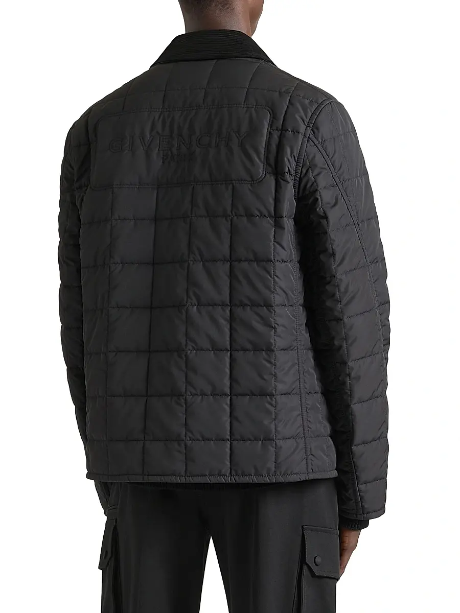 Givenchy Men's Couture Seam Quilted Blouson Jacket | Thumbnail 6 Givenchy Men's Couture Seam Quilted Blouson Jacket | Thumbnail 6