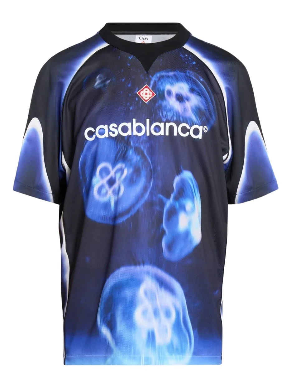 Casablanca Men's Short-Sleeve Football Top