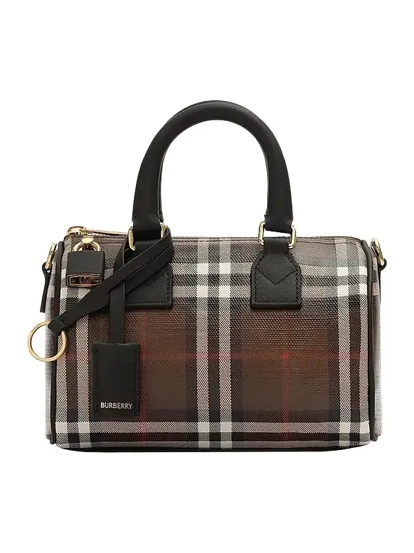 Women's Mini Check Bowling Bag Women's Mini Check Bowling Bag