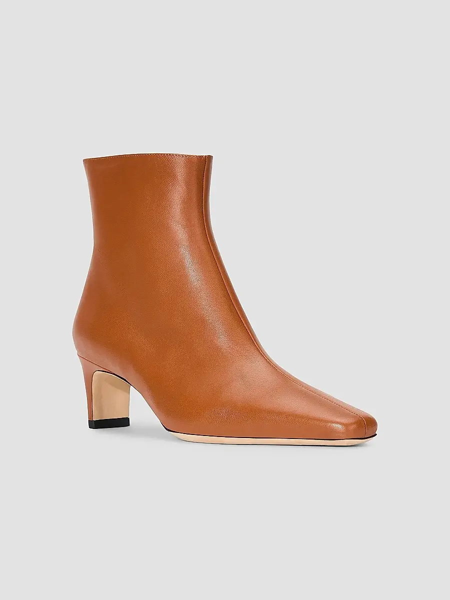 Staud Women's Wally 55MM Leather Ankle Boots | Thumbnail 2 Staud Women's Wally 55MM Leather Ankle Boots | Thumbnail 2