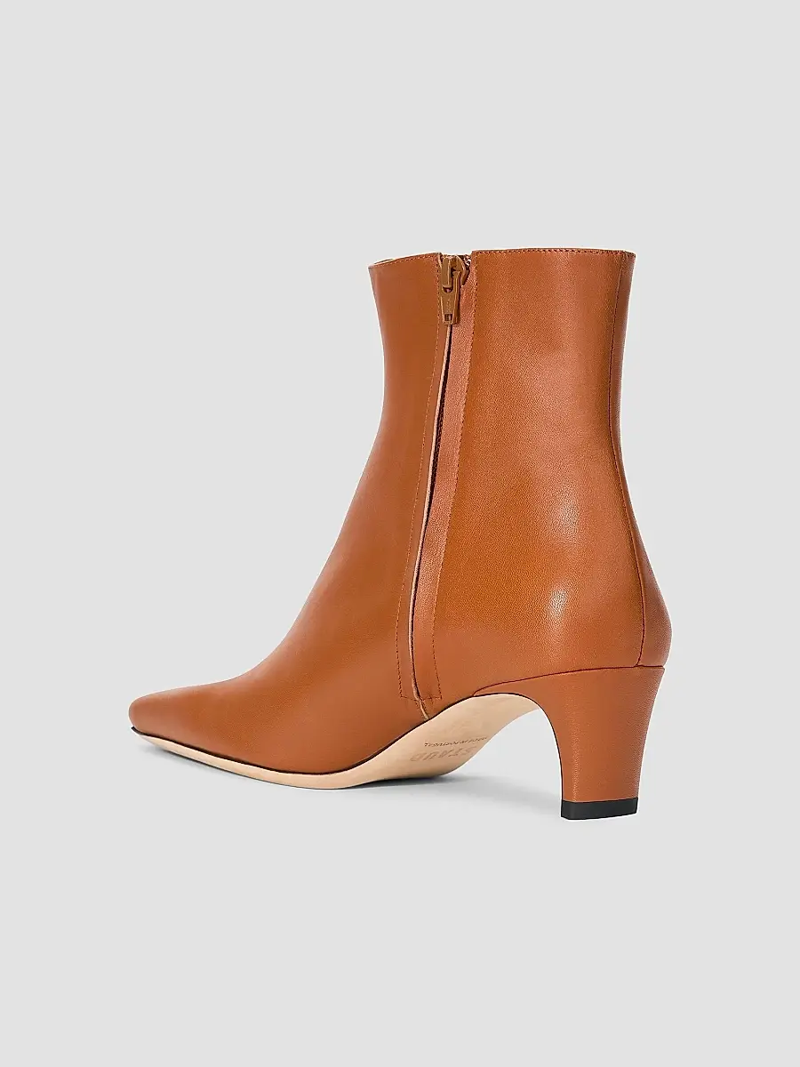 Staud Women's Wally 55MM Leather Ankle Boots | Thumbnail 3 Staud Women's Wally 55MM Leather Ankle Boots | Thumbnail 3