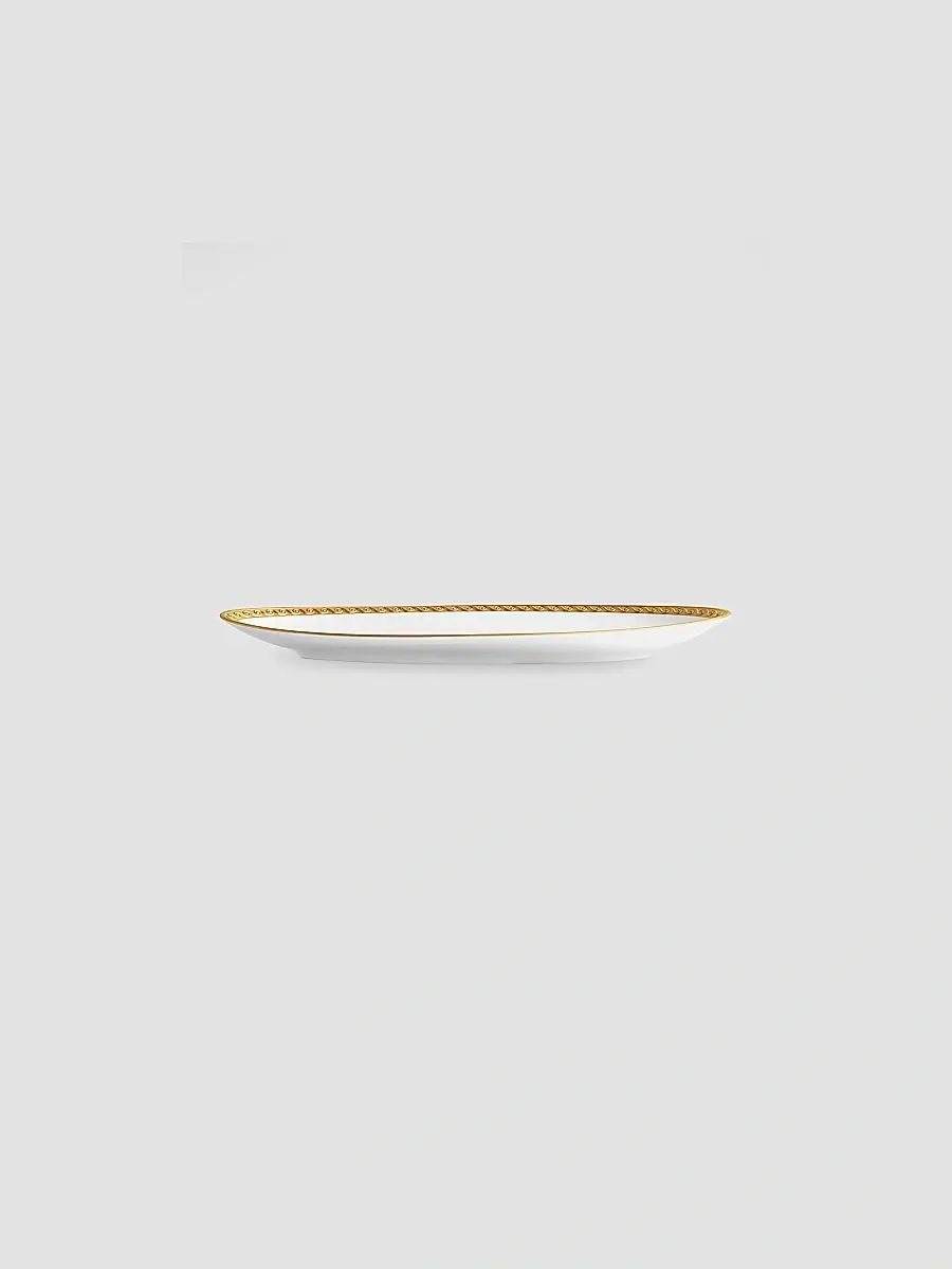 L'Objet Neptune Porcelain & 24K-Gold Oval Platter | Thumbnail 2 L'Objet Neptune Porcelain & 24K-Gold Oval Platter | Thumbnail 2