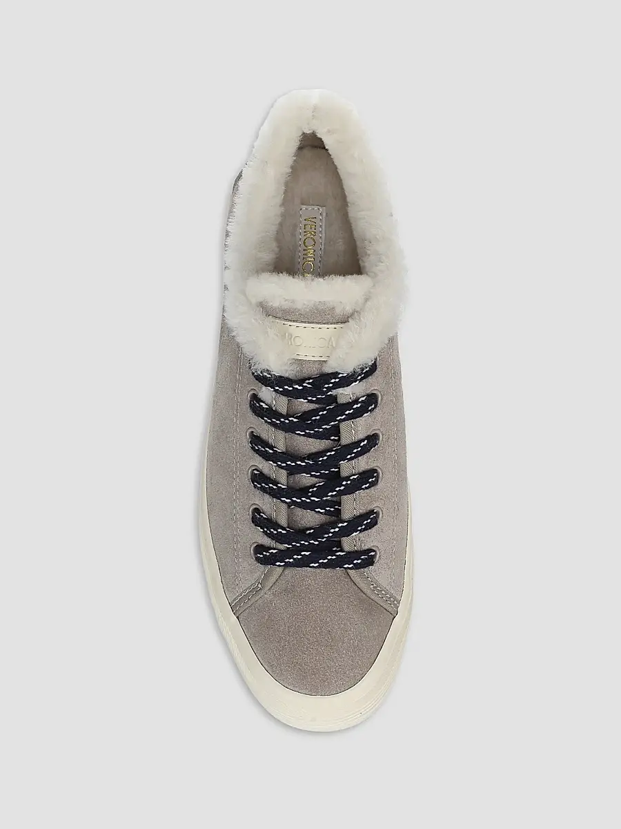 Veronica Beard Women's Truett Shearling-Lined Suede Low-top Sneaker | Thumbnail 4 Veronica Beard Women's Truett Shearling-Lined Suede Low-top Sneaker | Thumbnail 4