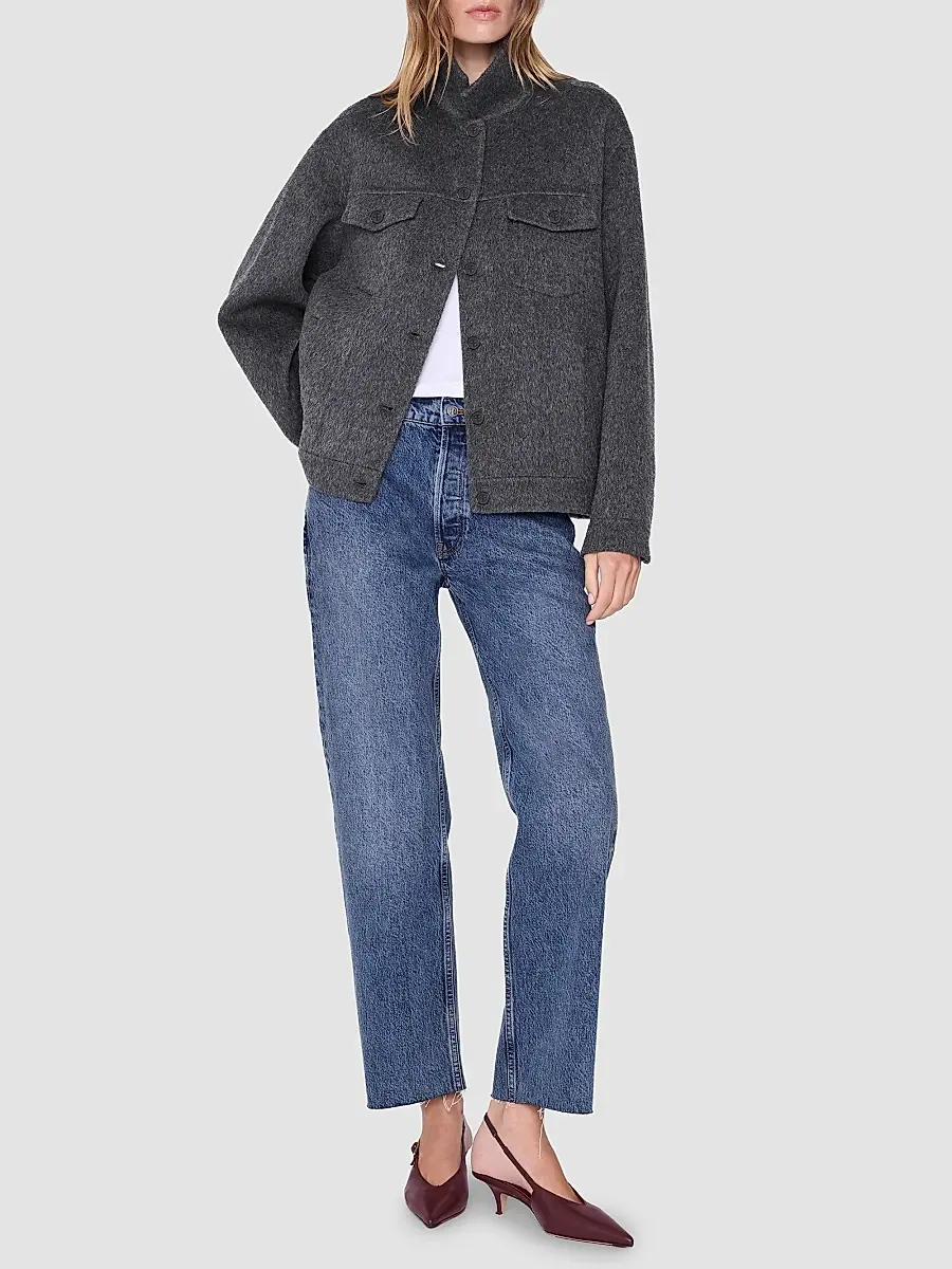 Anine Bing Women's Rory Wool Jacket | Thumbnail 2 Anine Bing Women's Rory Wool Jacket | Thumbnail 2