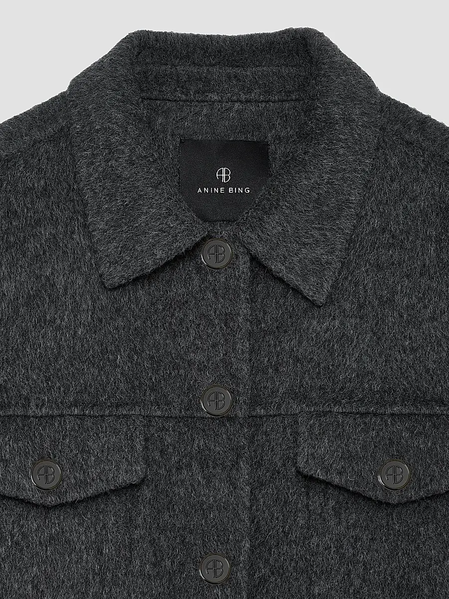 Anine Bing Women's Rory Wool Jacket | Thumbnail 5 Anine Bing Women's Rory Wool Jacket | Thumbnail 5