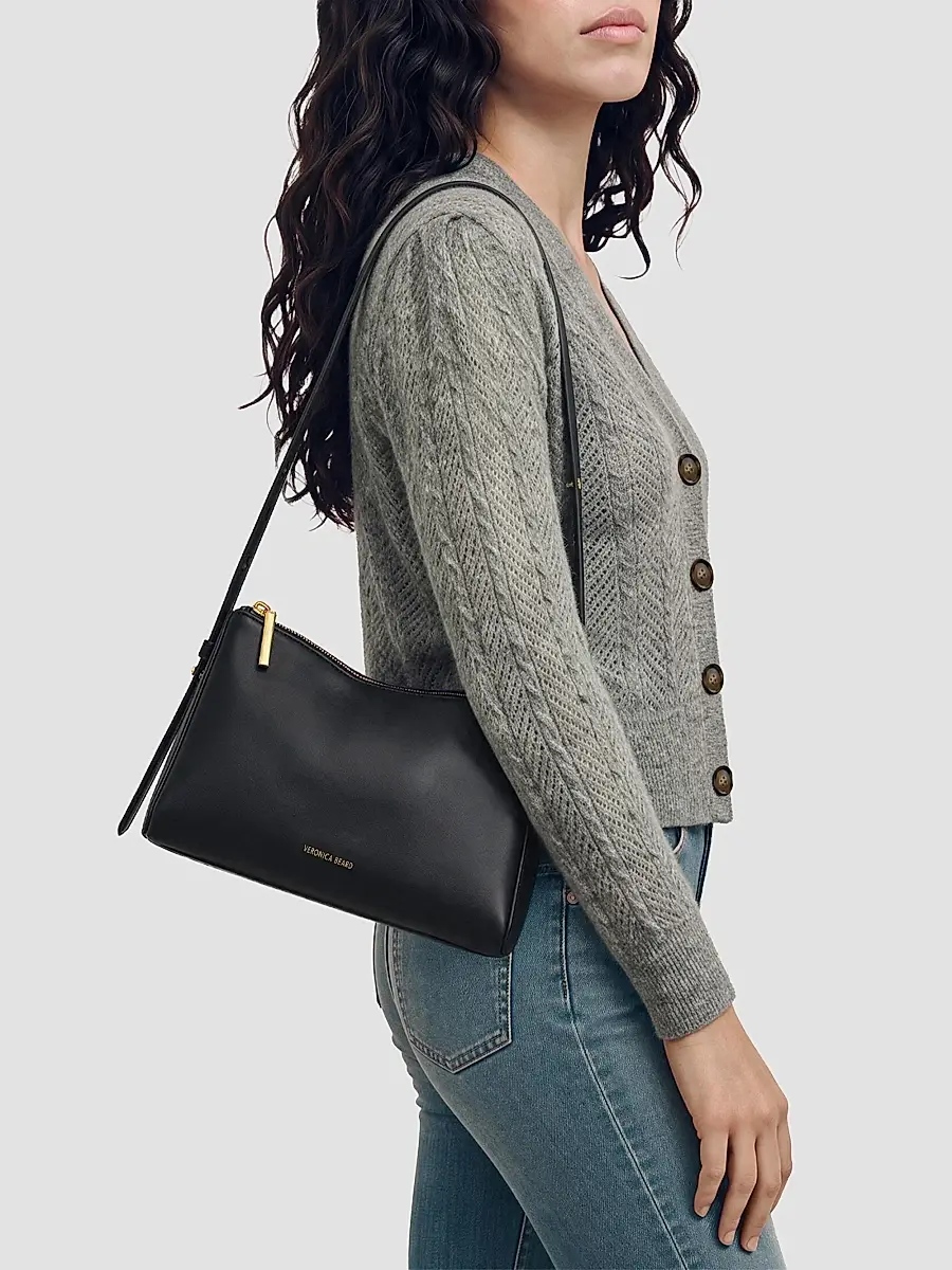 Veronica Beard Women's Prism Leather Shoulder Bag | Thumbnail 3 Veronica Beard Women's Prism Leather Shoulder Bag | Thumbnail 3
