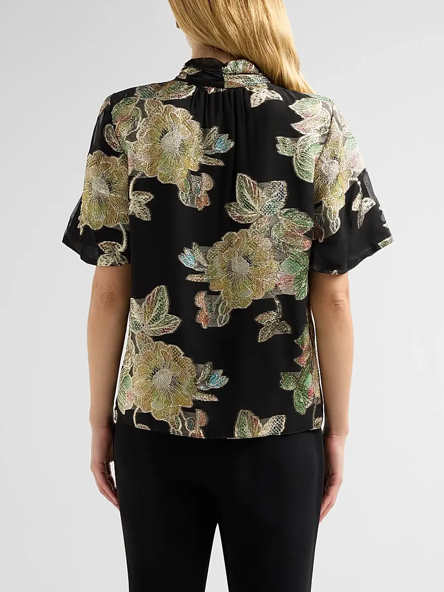 Ramy Brook Women's Balinda Floral Embroidered Top | Thumbnail 3 Ramy Brook Women's Balinda Floral Embroidered Top | Thumbnail 3