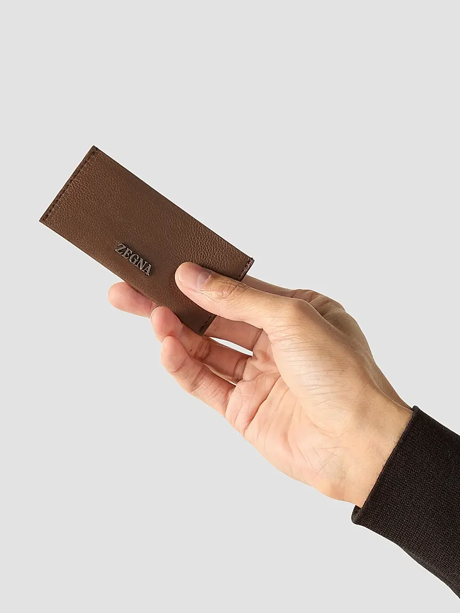 Zegna Men's Secondskin Card Case | Thumbnail 5 Zegna Men's Secondskin Card Case | Thumbnail 5