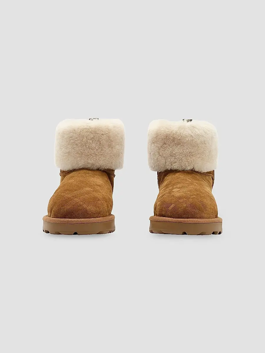 Burberry Women's Check Shearling Flint Boots | Thumbnail 2 Burberry Women's Check Shearling Flint Boots | Thumbnail 2
