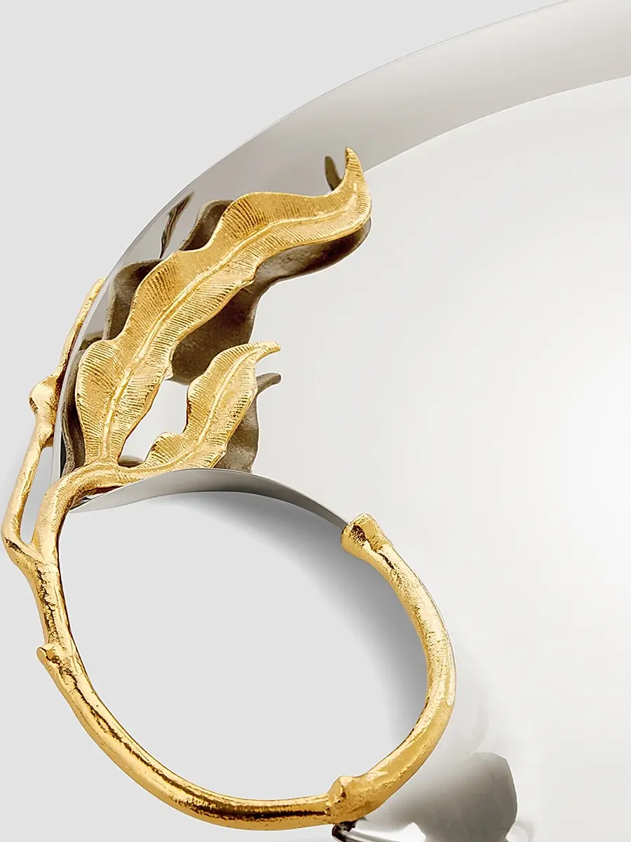 L'Objet Fern Stainless Steel & 24K-Gold Large Tray | Thumbnail 2 L'Objet Fern Stainless Steel & 24K-Gold Large Tray | Thumbnail 2