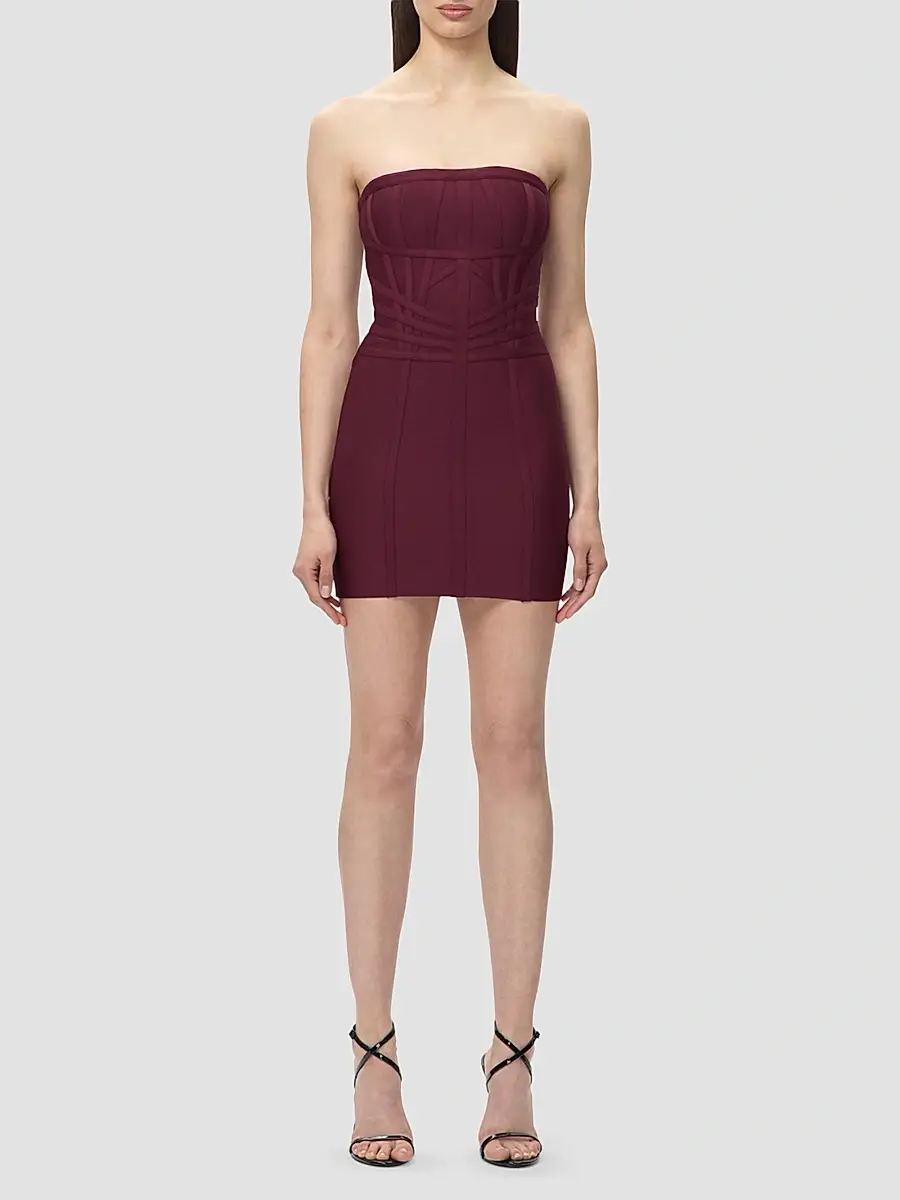 Hervé Léger Women's The Jannette Body-Con Minidress | Thumbnail 4