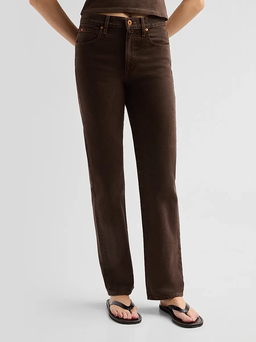 SLVRLAKE Women's Phoenix Straight-Fit Jeans | Thumbnail 4