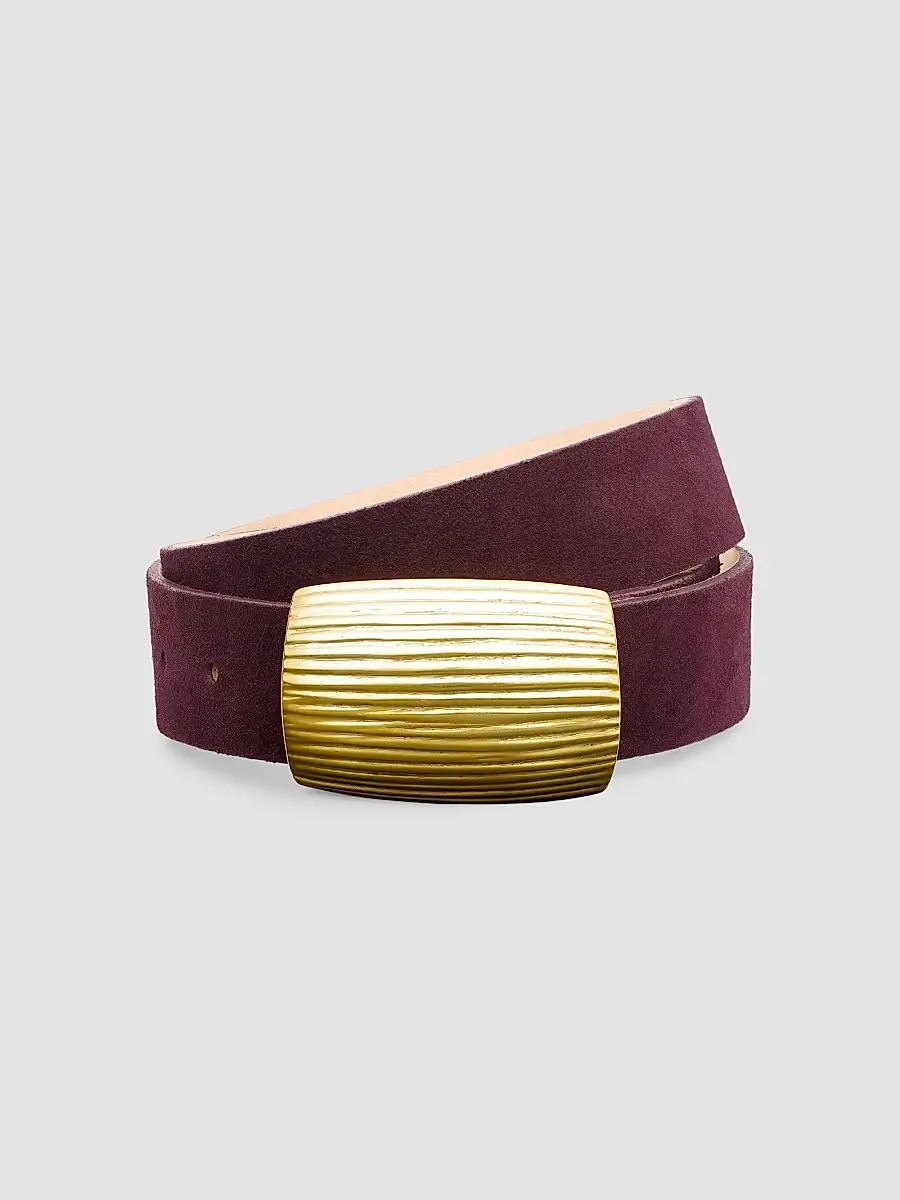L'Agence Women's Montell Suede Belt | Thumbnail 2 L'Agence Women's Montell Suede Belt | Thumbnail 2