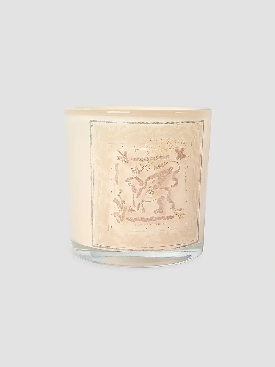 Brunello Cucinelli Candle in Glass Holder with Griffin Design - Panama | Thumbnail 3 Brunello Cucinelli Candle in Glass Holder with Griffin Design - Panama | Thumbnail 3