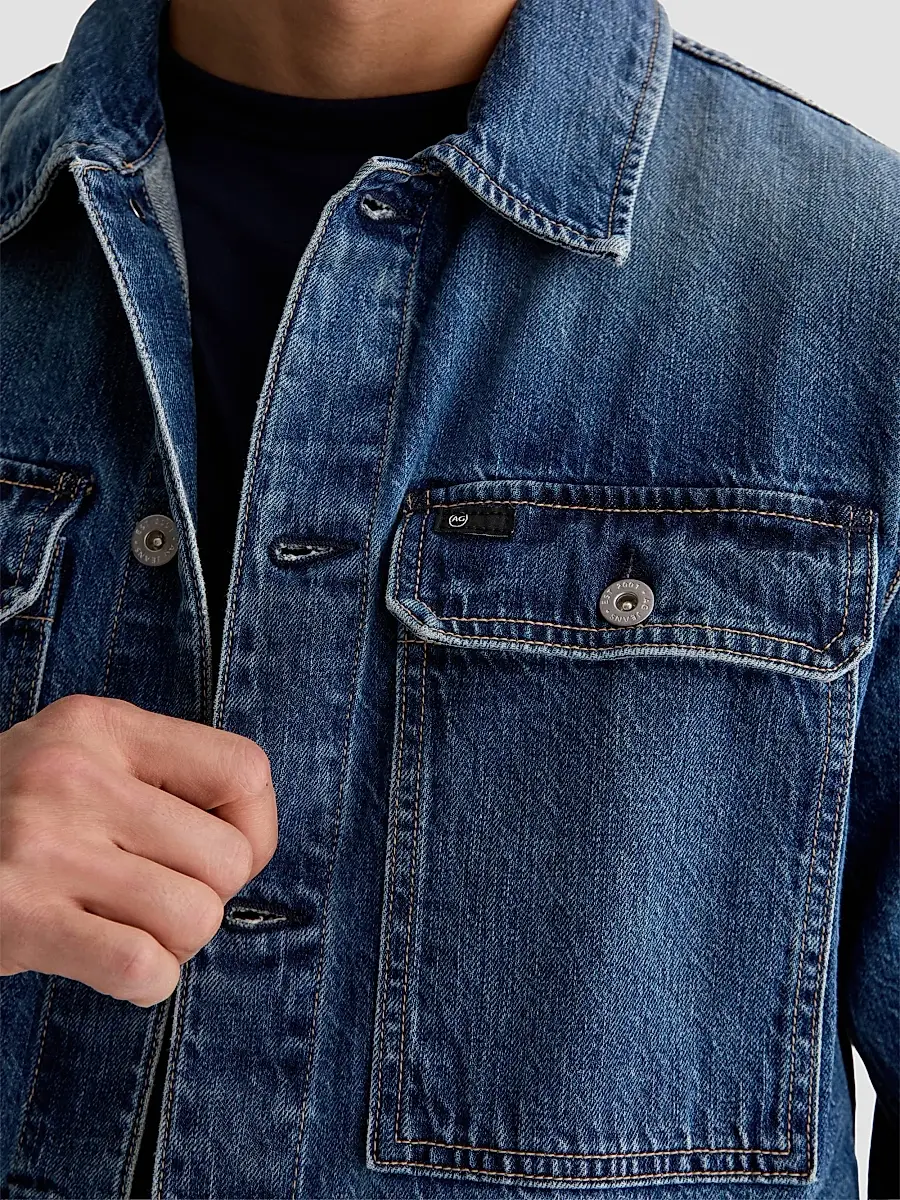 AG Jeans Men's Owen Denim Shirt Jacket | Thumbnail 8 AG Jeans Men's Owen Denim Shirt Jacket | Thumbnail 8