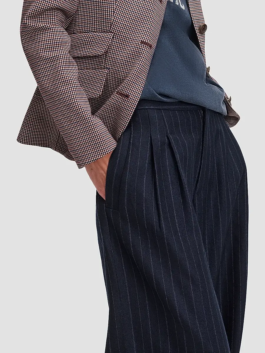rag & bone Women's Lawrence Pinstripe Tailored Pants | Thumbnail 5