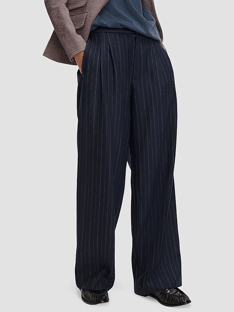 rag & bone Women's Lawrence Pinstripe Tailored Pants | Thumbnail 7