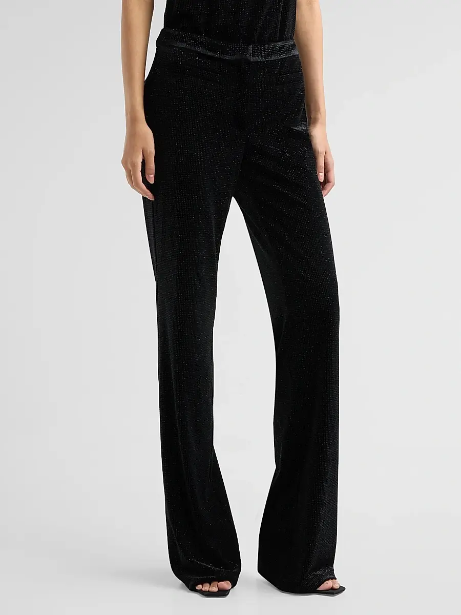 Ramy Brook Women's Fern Embellished Flare Pants | Thumbnail 4 Ramy Brook Women's Fern Embellished Flare Pants | Thumbnail 4