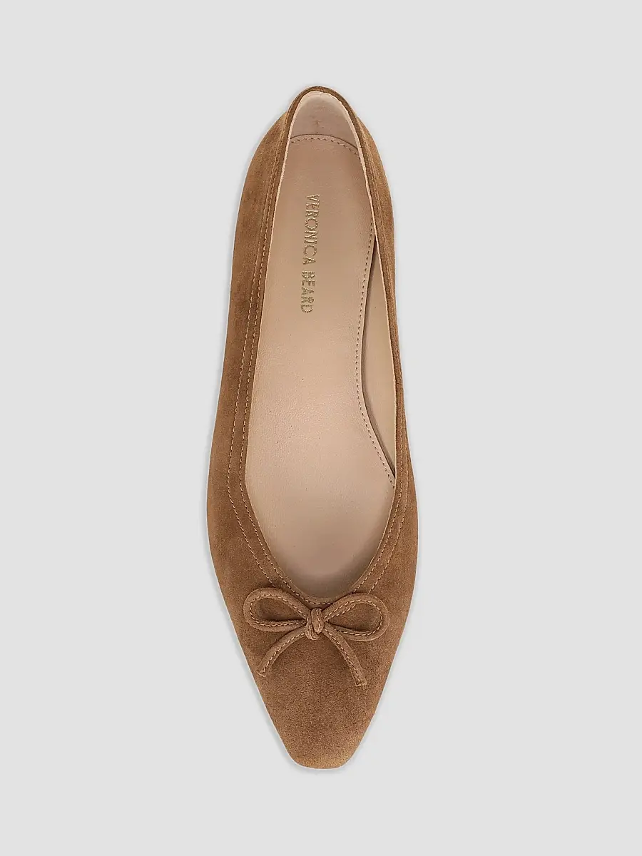 Veronica Beard Women's Cailey Suede Ballerina Flats | Thumbnail 4 Veronica Beard Women's Cailey Suede Ballerina Flats | Thumbnail 4