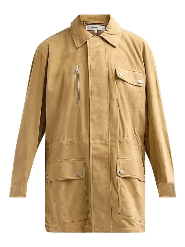 Women's Suede Safari Jacket Women's Suede Safari Jacket