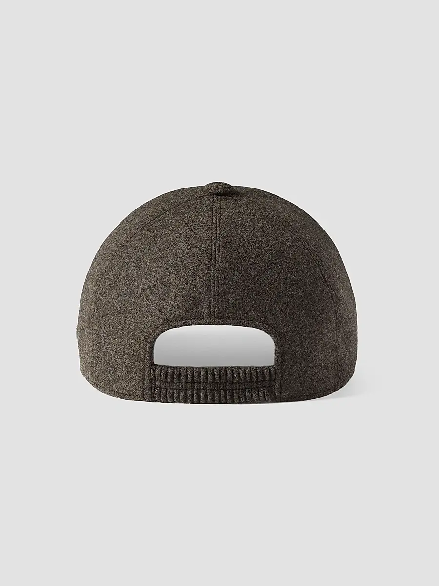 Zegna Men's Oasi Cashmere Baseball Cap | Thumbnail 3 Zegna Men's Oasi Cashmere Baseball Cap | Thumbnail 3