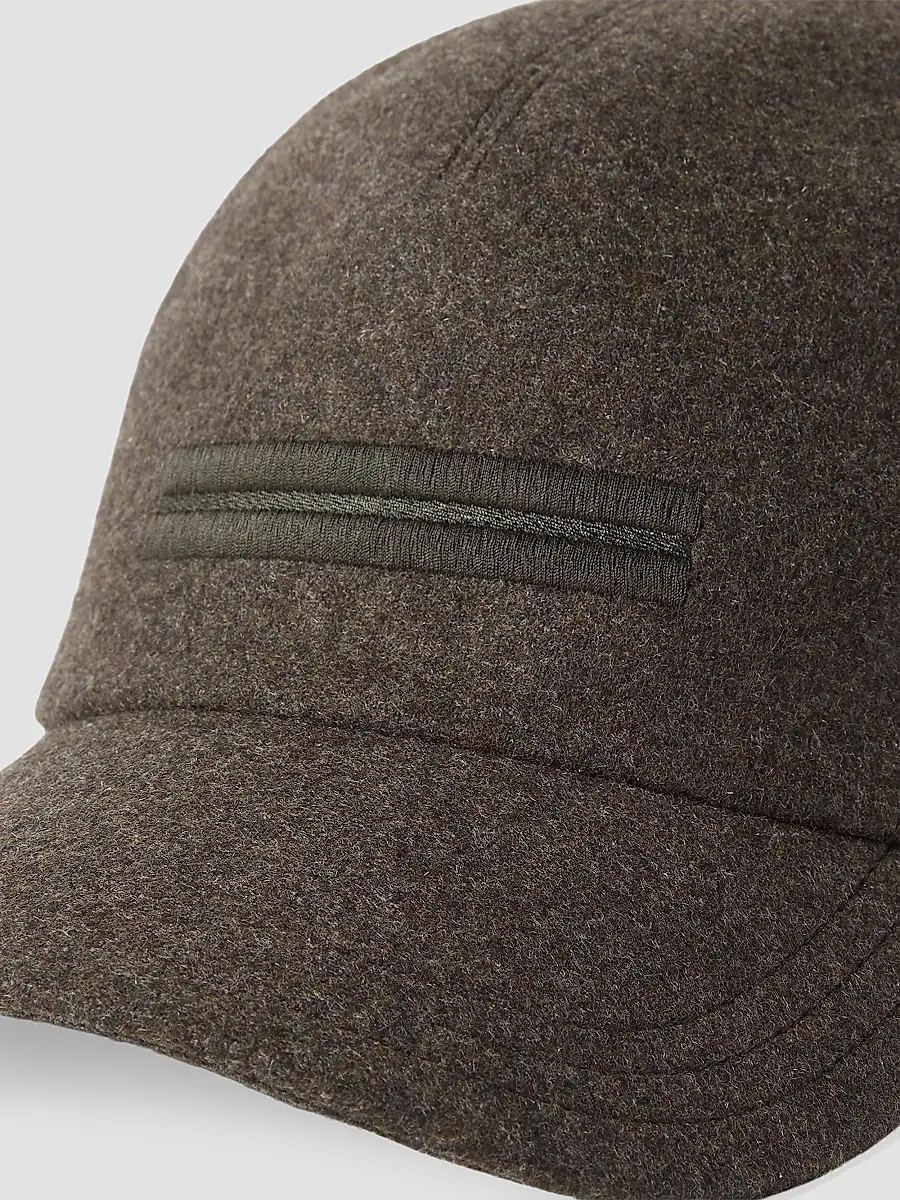 Zegna Men's Oasi Cashmere Baseball Cap | Thumbnail 4 Zegna Men's Oasi Cashmere Baseball Cap | Thumbnail 4