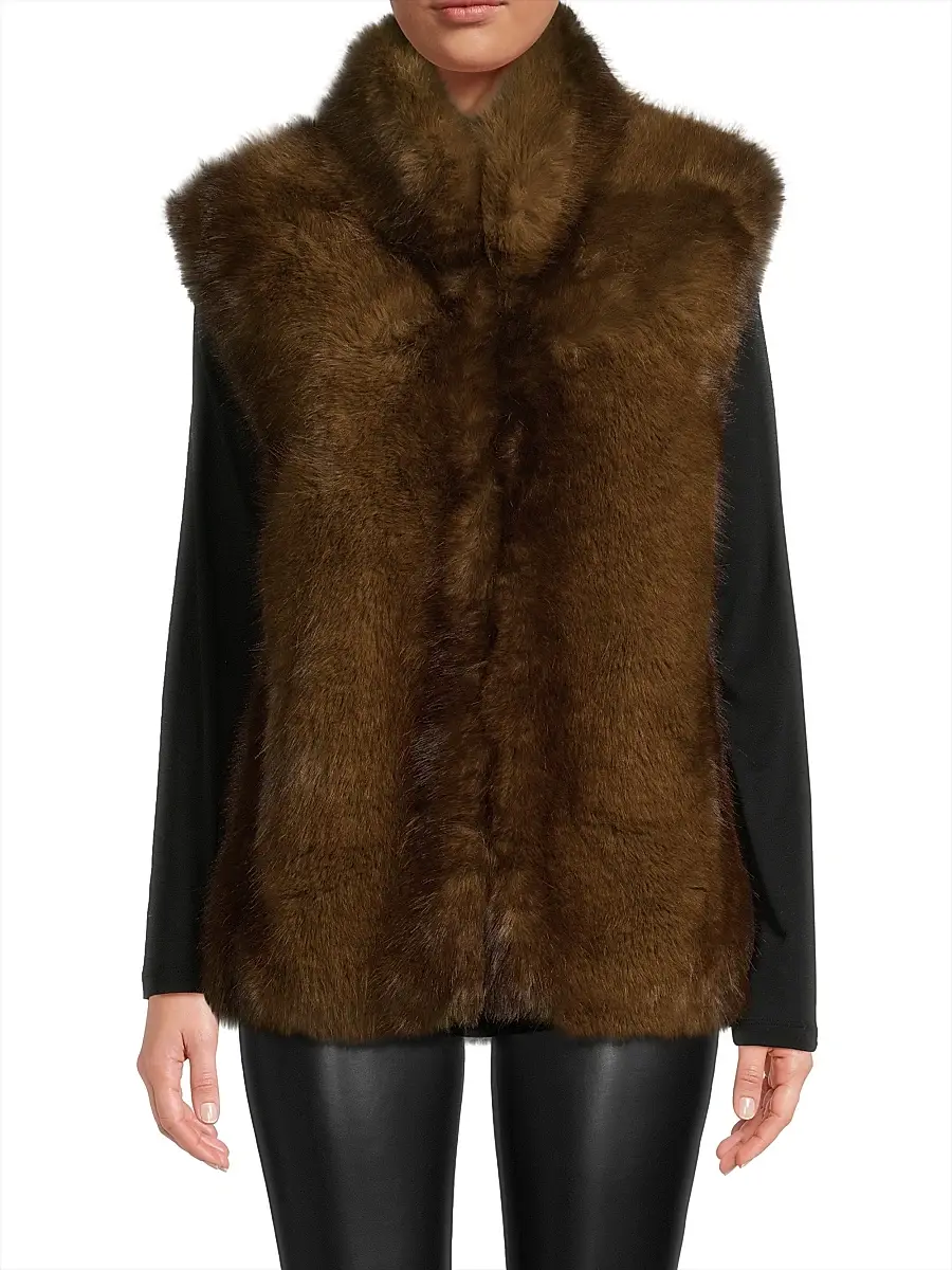 Apparis Women's Laila Faux-Fur Sleeveless Vest | Thumbnail 3 Apparis Women's Laila Faux-Fur Sleeveless Vest | Thumbnail 3
