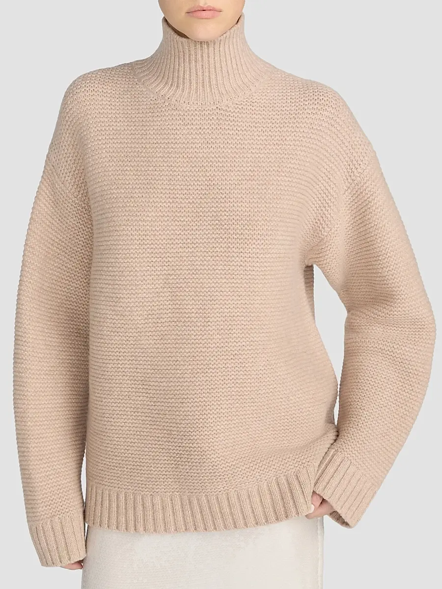 Frame Women's The Links Wool Turtleneck Sweater | Thumbnail 3 Frame Women's The Links Wool Turtleneck Sweater | Thumbnail 3