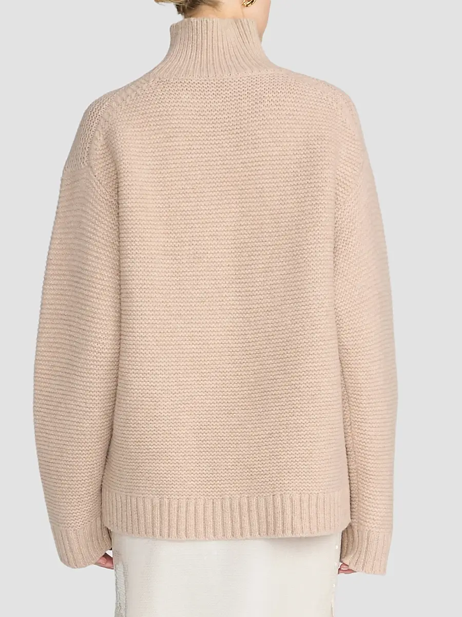Frame Women's The Links Wool Turtleneck Sweater | Thumbnail 4 Frame Women's The Links Wool Turtleneck Sweater | Thumbnail 4