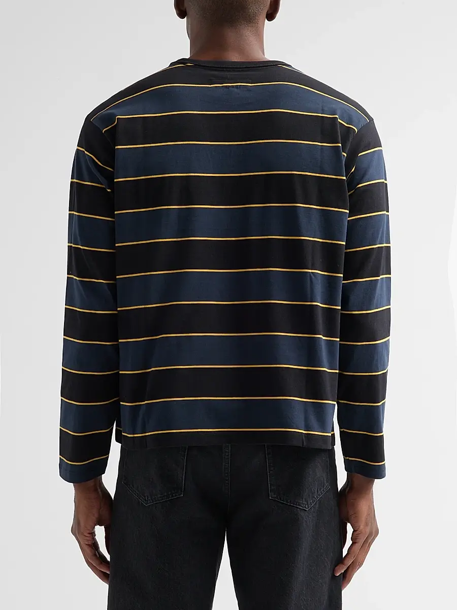 rag & bone Men's Boxy Stripe Cotton Crewneck T-Shirt | Thumbnail 3 rag & bone Men's Boxy Stripe Cotton Crewneck T-Shirt | Thumbnail 3