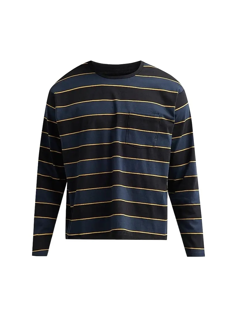 rag & bone Men's Boxy Stripe Cotton Crewneck T-Shirt